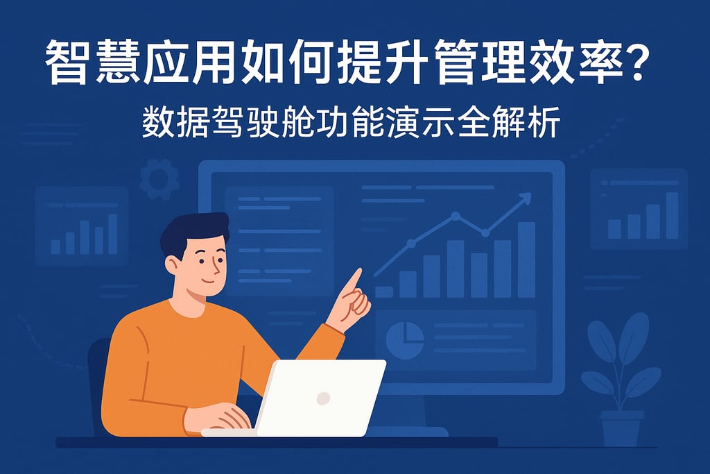 智慧应用如何提升管理效率？数据驾驶舱功能演示全解析