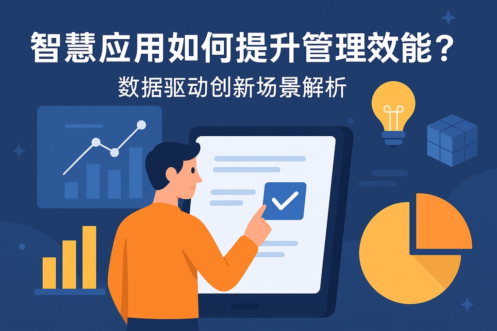 智慧应用如何提升管理效能？数据驱动创新场景解析