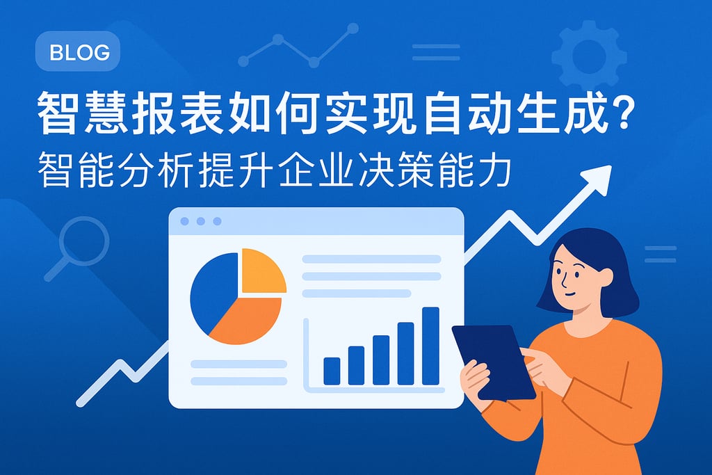 智慧报表如何实现自动生成？智能分析提升企业决策能力