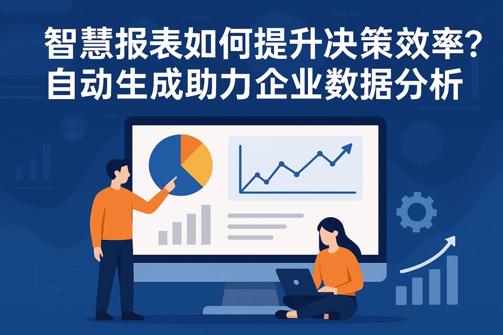 智慧报表如何提升决策效率？自动生成助力企业数据分析