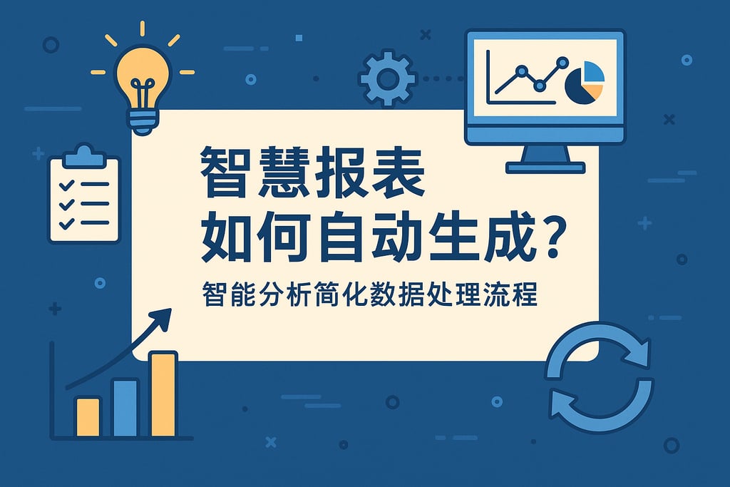 智慧报表如何自动生成？智能分析简化数据处理流程
