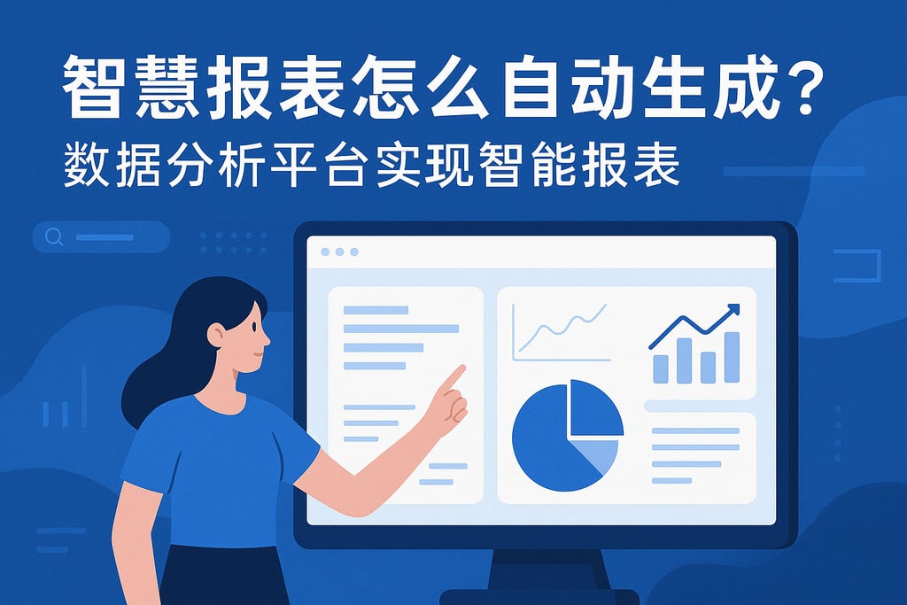 智慧报表怎么自动生成？数据分析平台实现智能报表