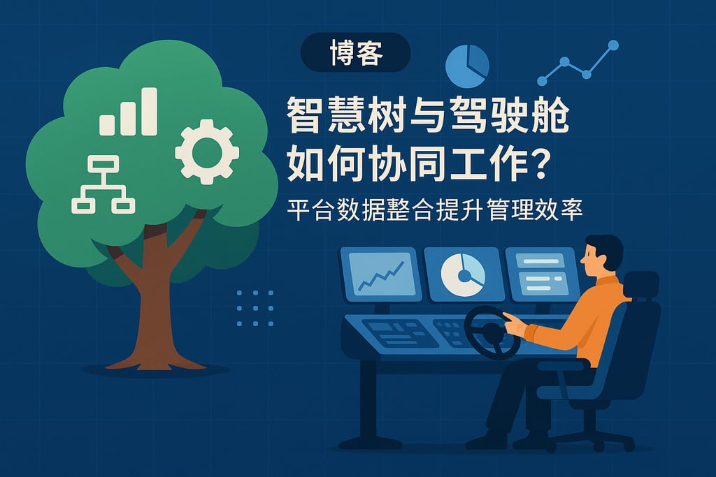 智慧树+驾驶舱如何协同工作？平台数据整合提升管理效率