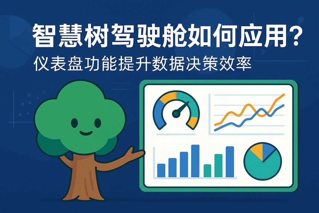 智慧树驾驶舱如何应用？仪表盘功能提升数据决策效率
