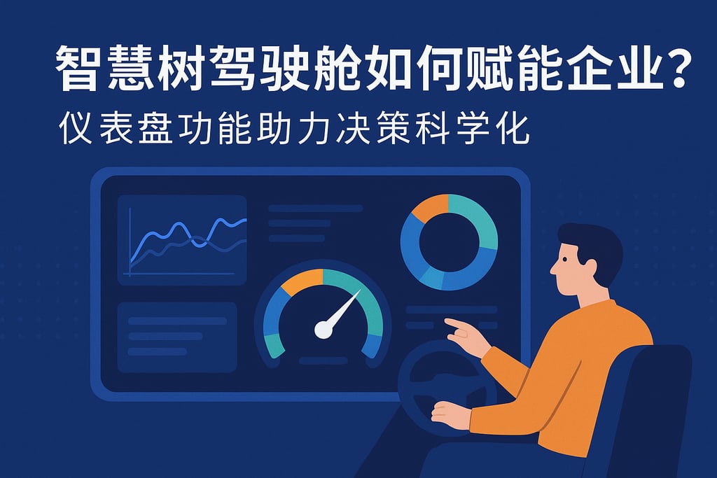 智慧树驾驶舱如何赋能企业？仪表盘功能助力决策科学化