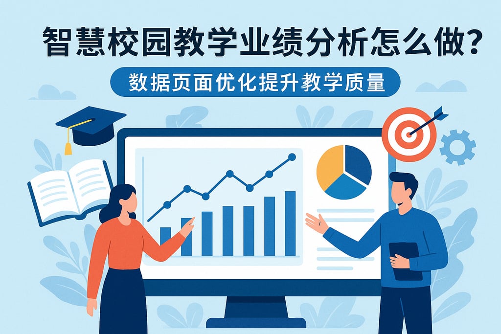 智慧校园教学业绩分析怎么做？数据页面优化提升教学质量
