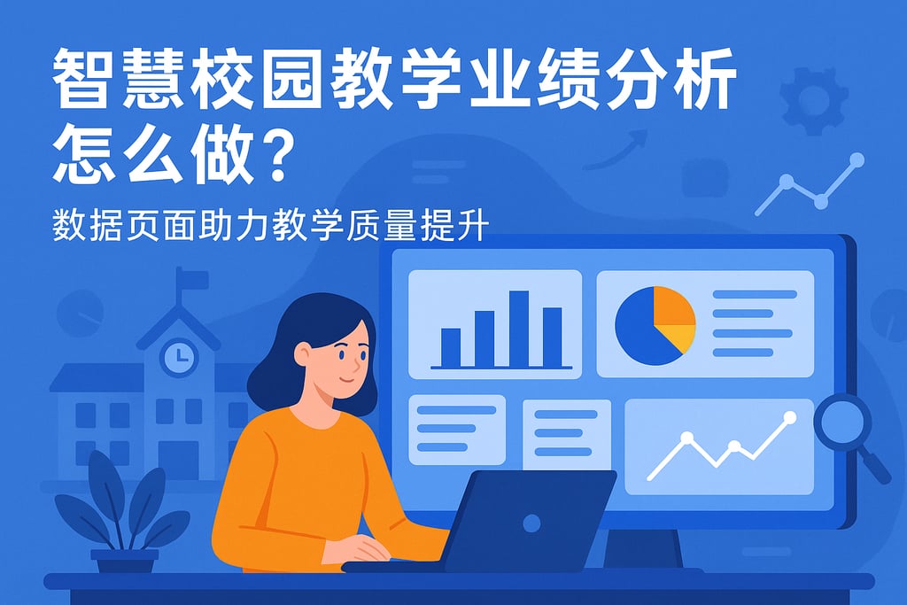 智慧校园教学业绩分析怎么做？数据页面助力教学质量提升