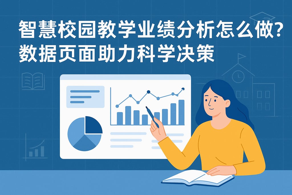 智慧校园教学业绩分析怎么做？数据页面助力科学决策