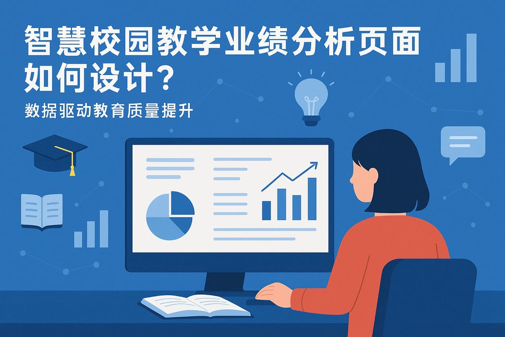 智慧校园教学业绩分析页面如何设计？数据驱动教育质量提升