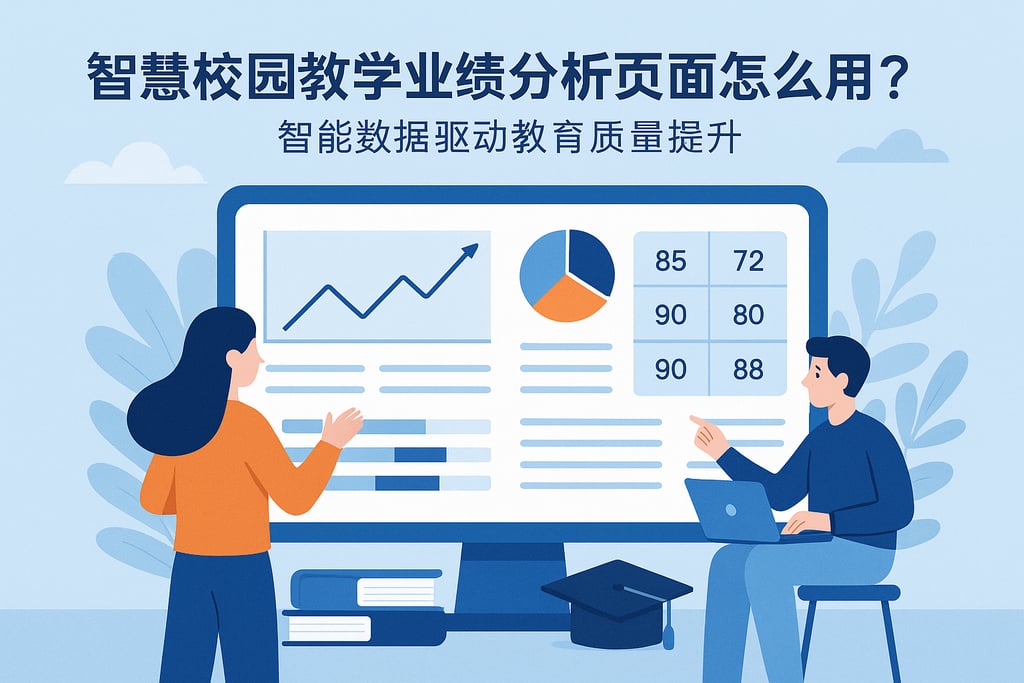 智慧校园教学业绩分析页面怎么用？智能数据驱动教育质量提升