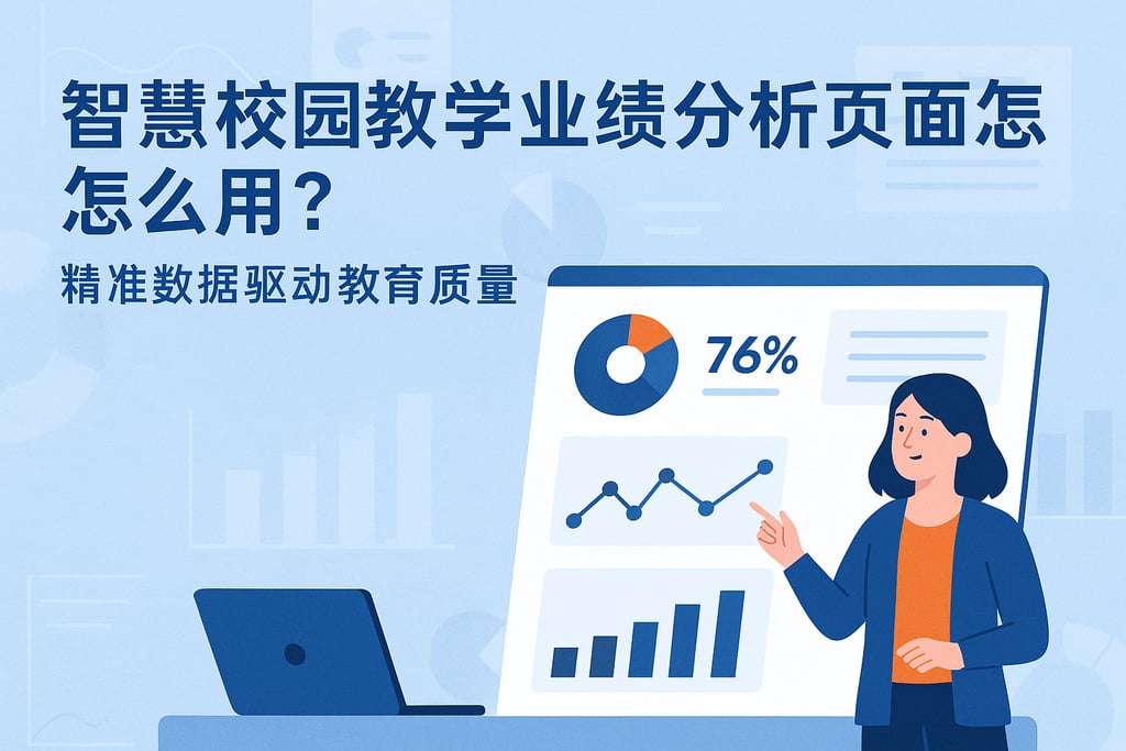 智慧校园教学业绩分析页面怎么用？精准数据驱动教育质量