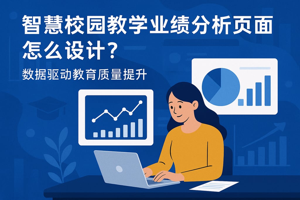 智慧校园教学业绩分析页面怎么设计？数据驱动教育质量提升