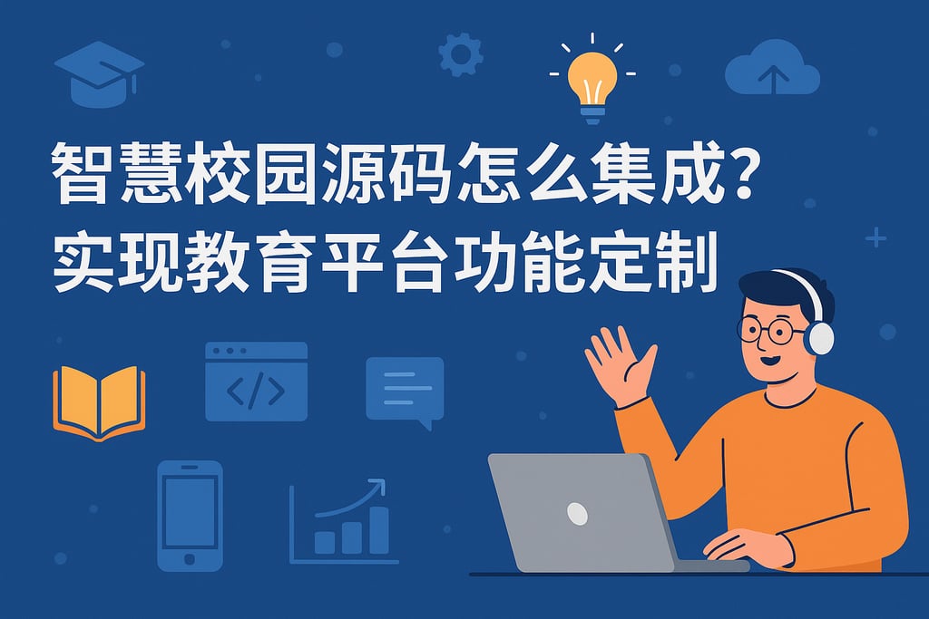 智慧校园源码怎么集成？实现教育平台功能定制