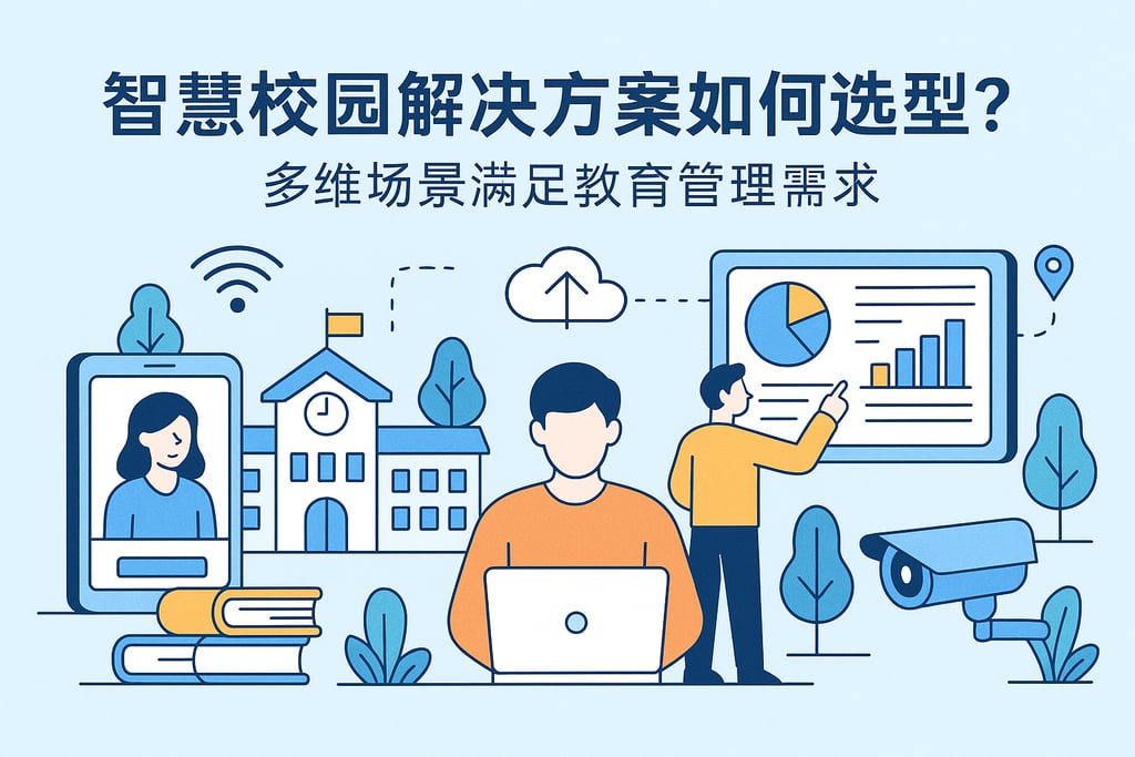 智慧校园解决方案如何选型？多维场景满足教育管理需求