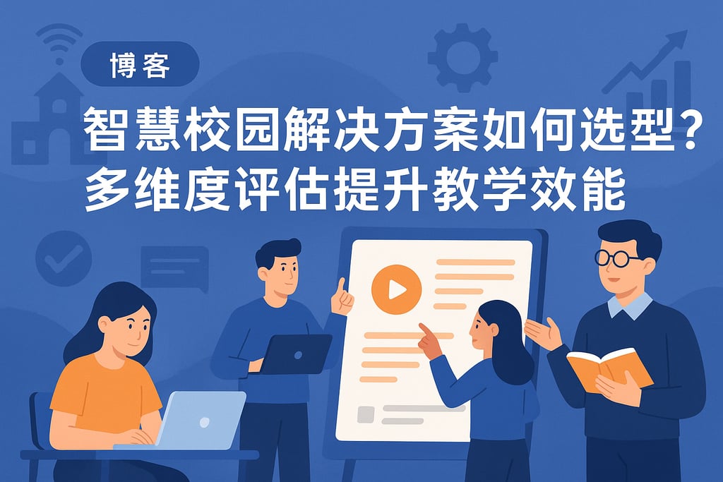 智慧校园解决方案如何选型？多维度评估提升教学效能
