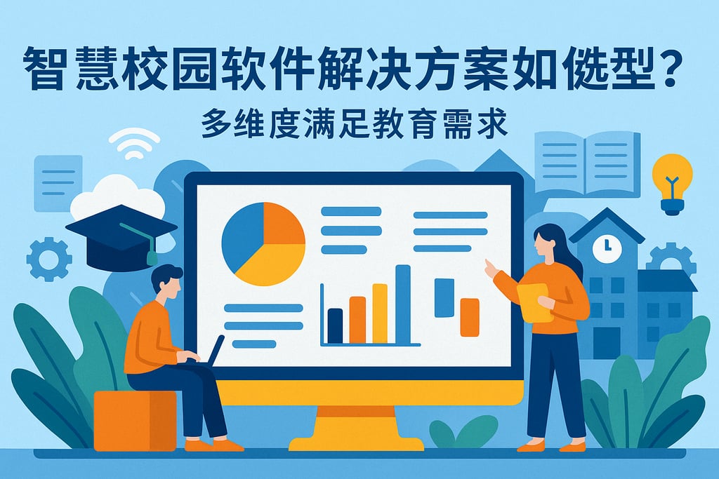 智慧校园软件解决方案如何选型？多维度满足教育需求
