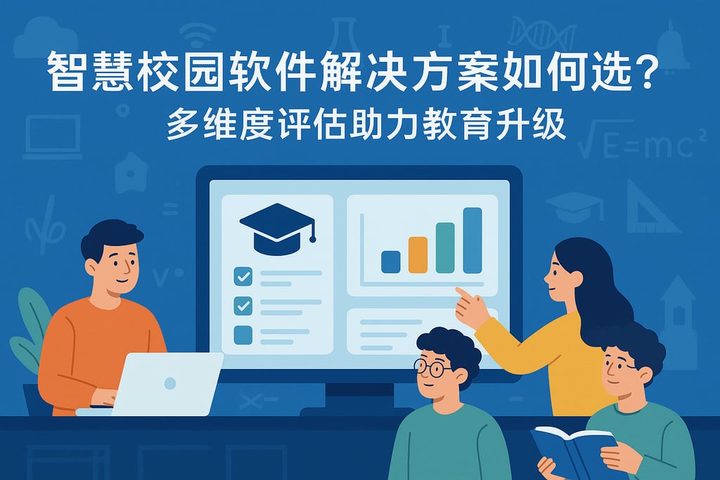 智慧校园软件解决方案如何选？多维度评估助力教育升级