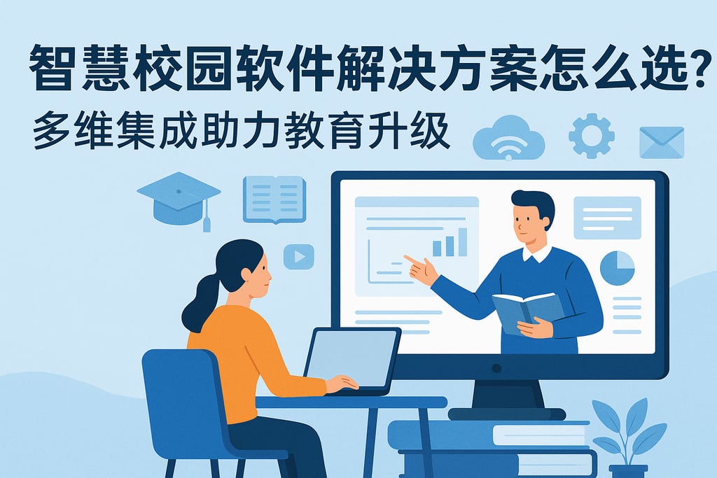 智慧校园软件解决方案怎么选？多维集成助力教育升级