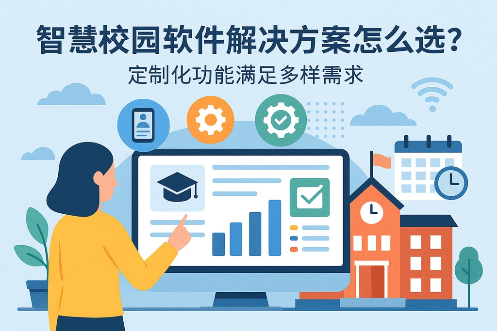 智慧校园软件解决方案怎么选？定制化功能满足多样需求
