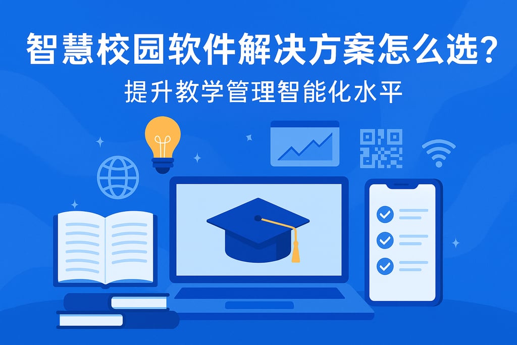 智慧校园软件解决方案怎么选？提升教学管理智能化水平