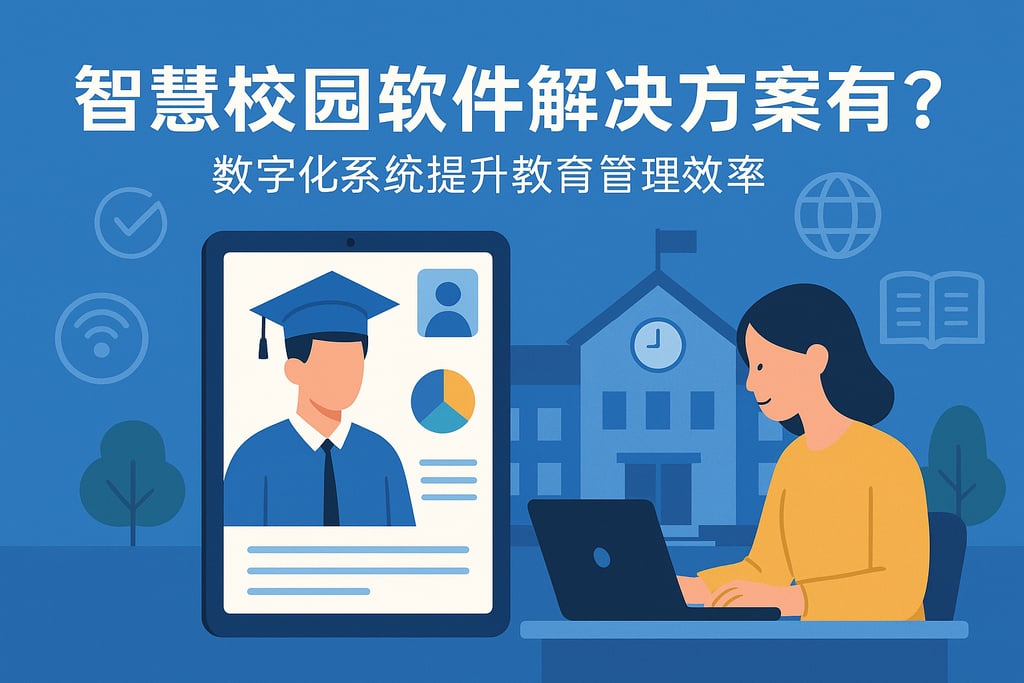 智慧校园软件解决方案有哪些？数字化系统提升教育管理效率