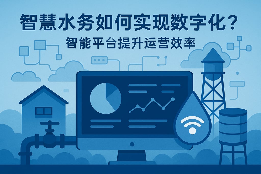 智慧水务如何实现数字化？智能平台提升运营效率