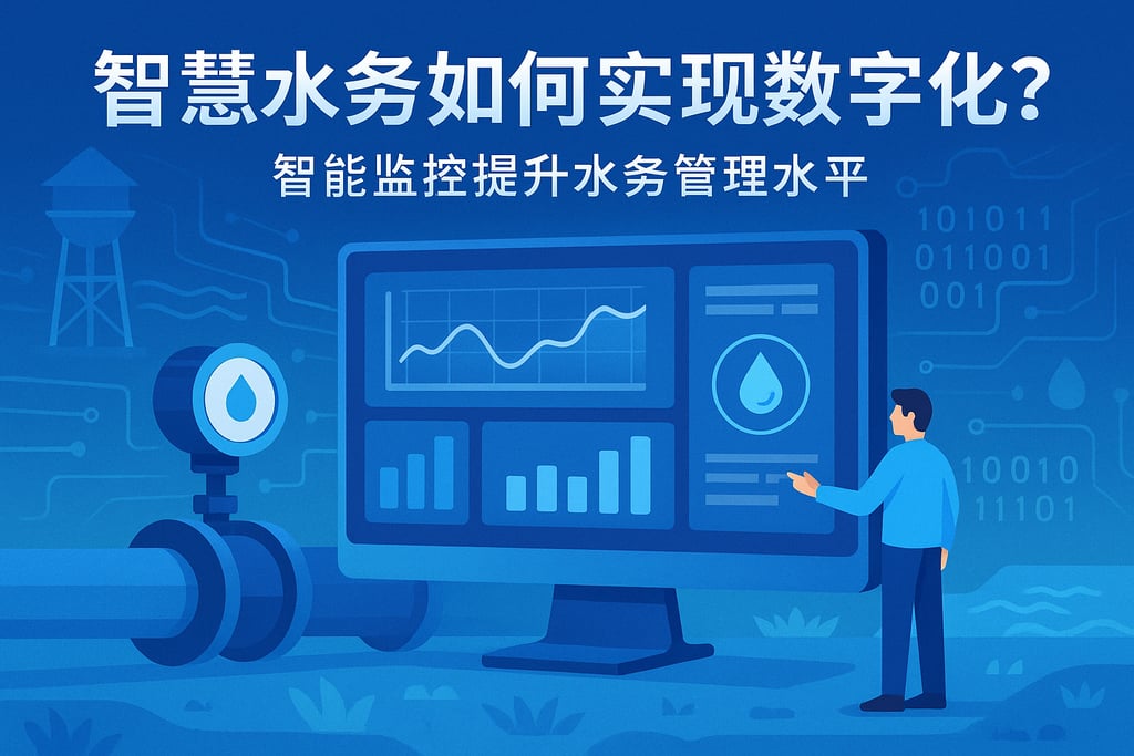 智慧水务如何实现数字化？智能监控提升水务管理水平