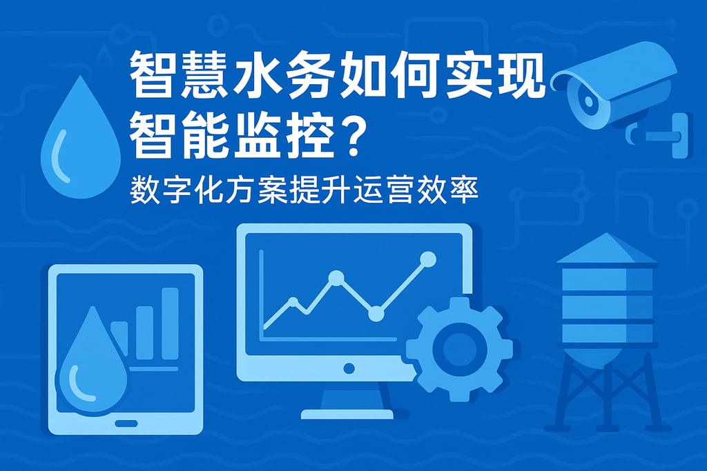 智慧水务如何实现智能监控？数字化方案提升运营效率