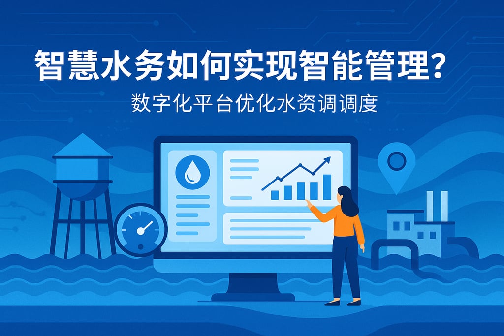 智慧水务如何实现智能管理？数字化平台优化水资源调度