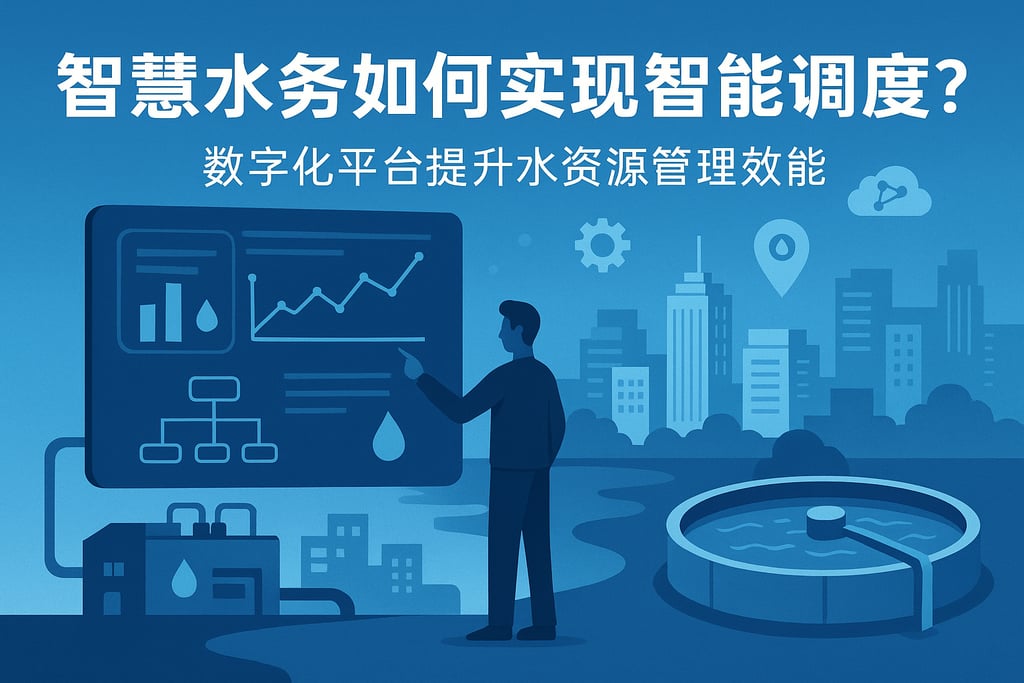 智慧水务如何实现智能调度？数字化平台提升水资源管理效能