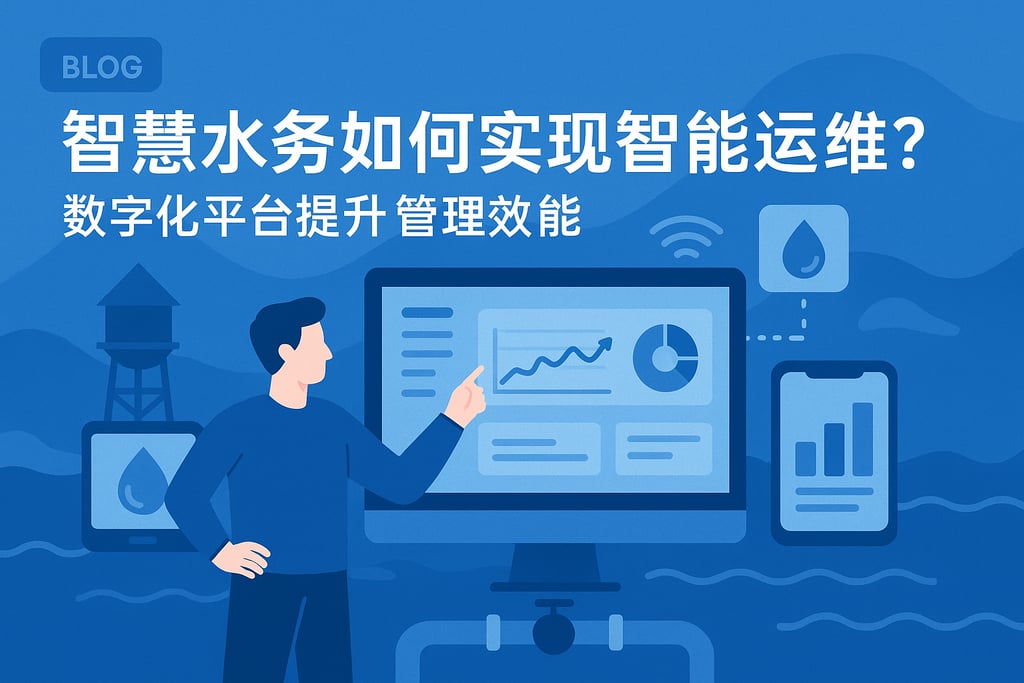 智慧水务如何实现智能运维？数字化平台提升管理效能