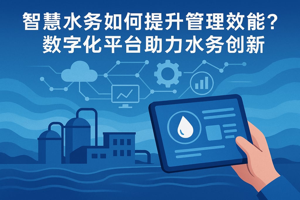 智慧水务如何提升管理效能？数字化平台助力水务创新