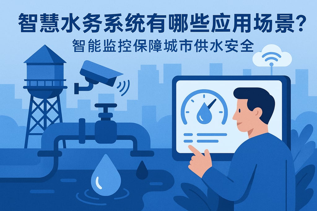智慧水务系统有哪些应用场景？智能监控保障城市供水安全