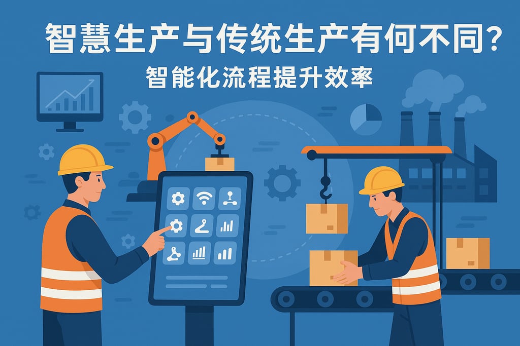智慧生产与传统生产有何不同？智能化流程提升效率