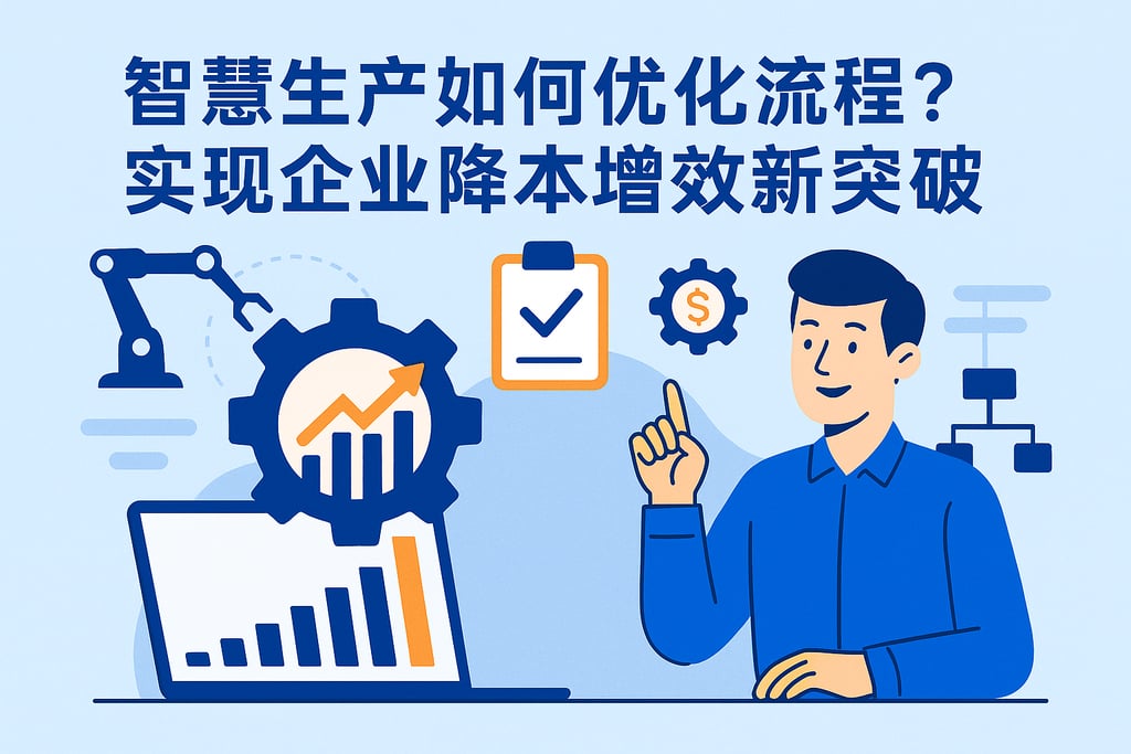智慧生产如何优化流程？实现企业降本增效新突破