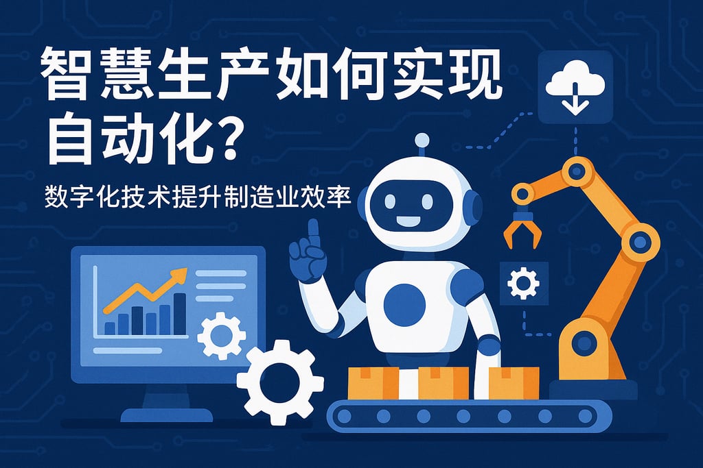 智慧生产如何实现自动化？数字化技术提升制造业效率