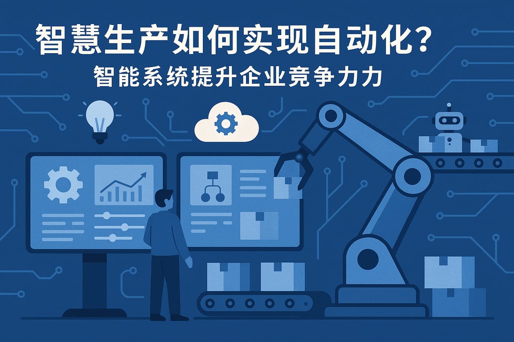 智慧生产如何实现自动化？智能系统提升企业竞争力