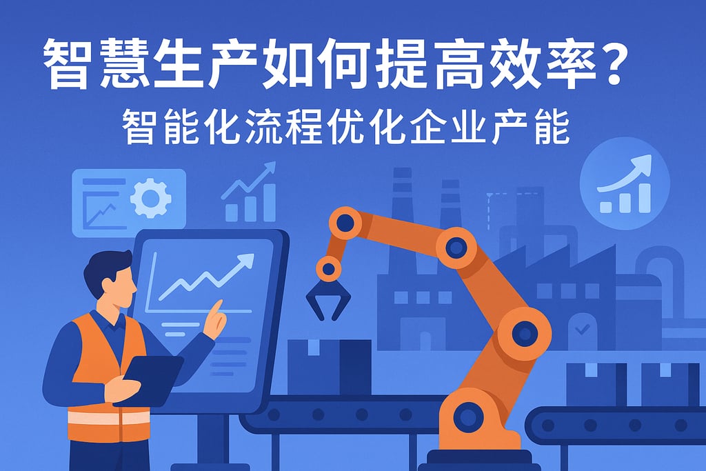 智慧生产如何提高效率？智能化流程优化企业产能