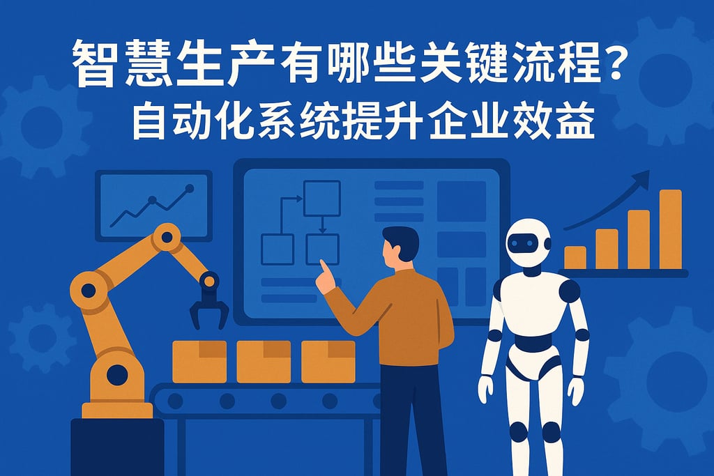 智慧生产有哪些关键流程？自动化系统提升企业效益