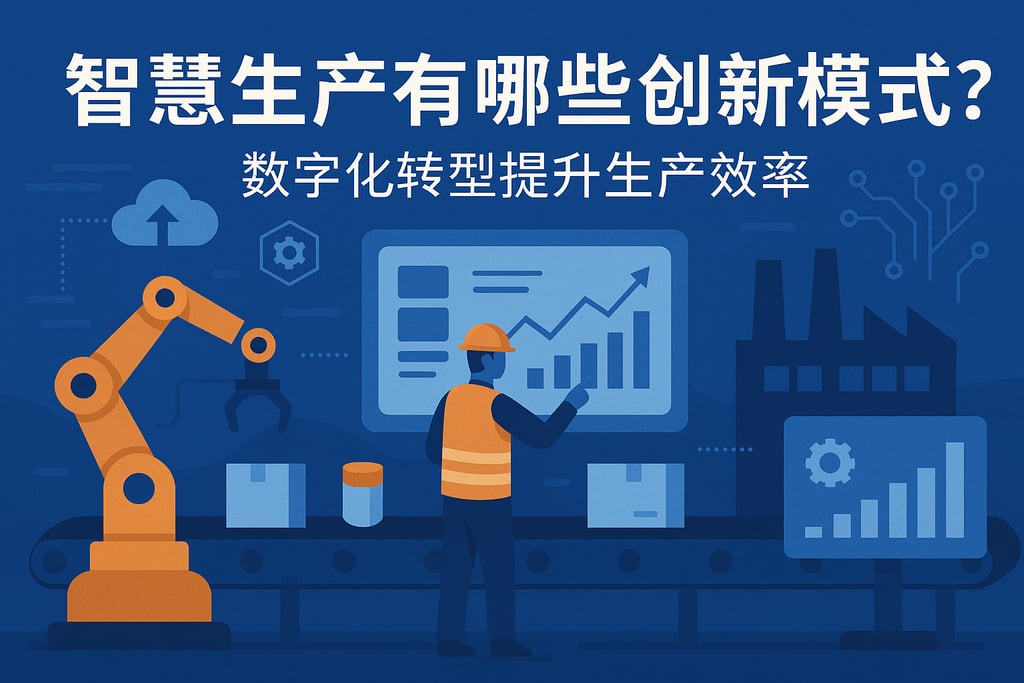 智慧生产有哪些创新模式？数字化转型提升生产效率