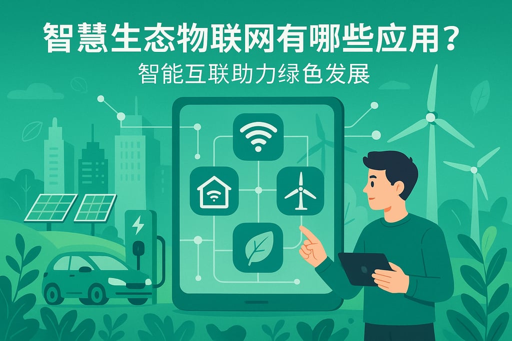 智慧生态物联网有哪些应用？智能互联助力绿色发展