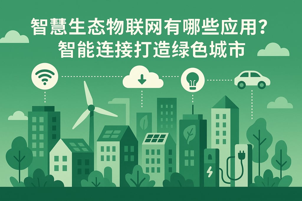 智慧生态物联网有哪些应用？智能连接打造绿色城市