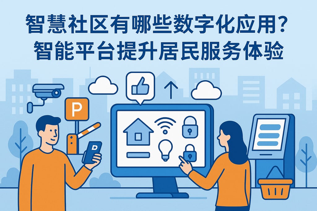 智慧社区有哪些数字化应用？智能平台提升居民服务体验
