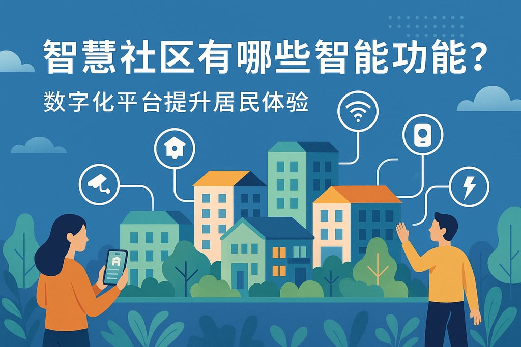 智慧社区有哪些智能功能？数字化平台提升居民体验