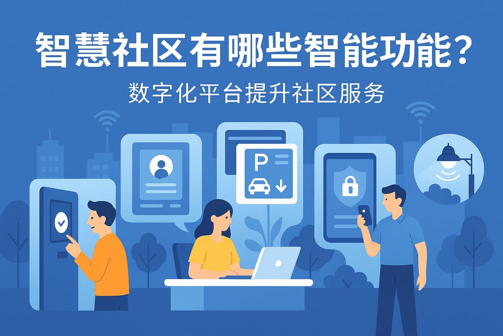 智慧社区有哪些智能功能？数字化平台提升社区服务
