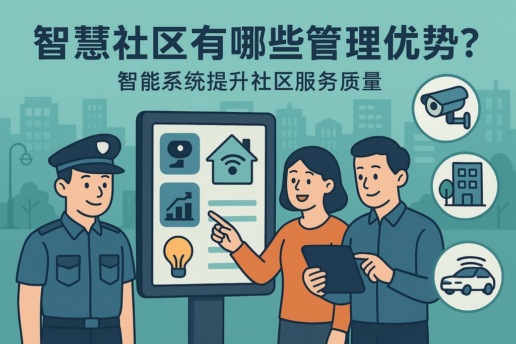 智慧社区有哪些管理优势？智能系统提升社区服务质量