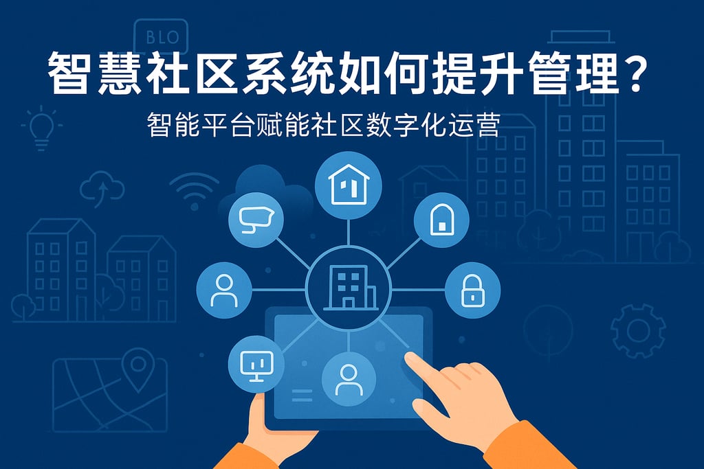 智慧社区系统如何提升管理？智能平台赋能社区数字化运营