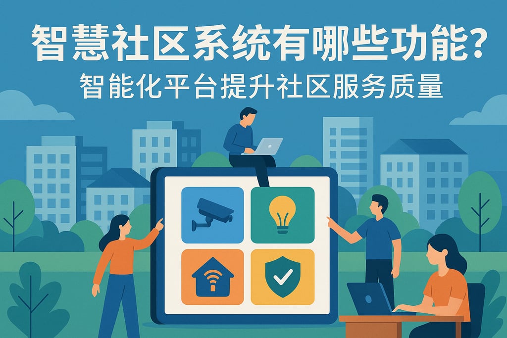 智慧社区系统有哪些功能？智能化平台提升社区服务质量