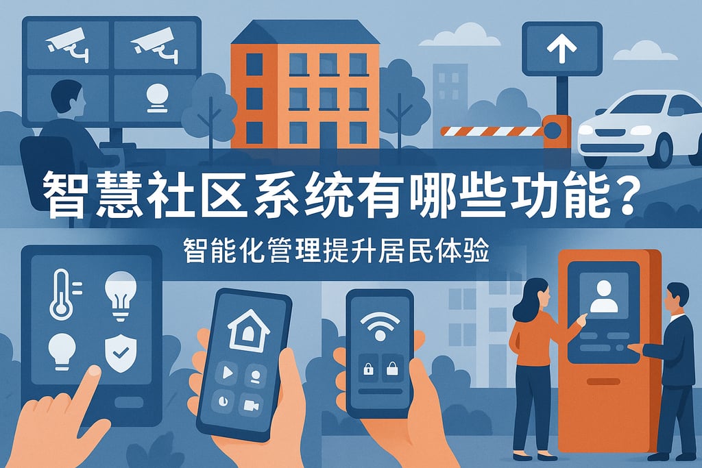 智慧社区系统有哪些功能？智能化管理提升居民体验