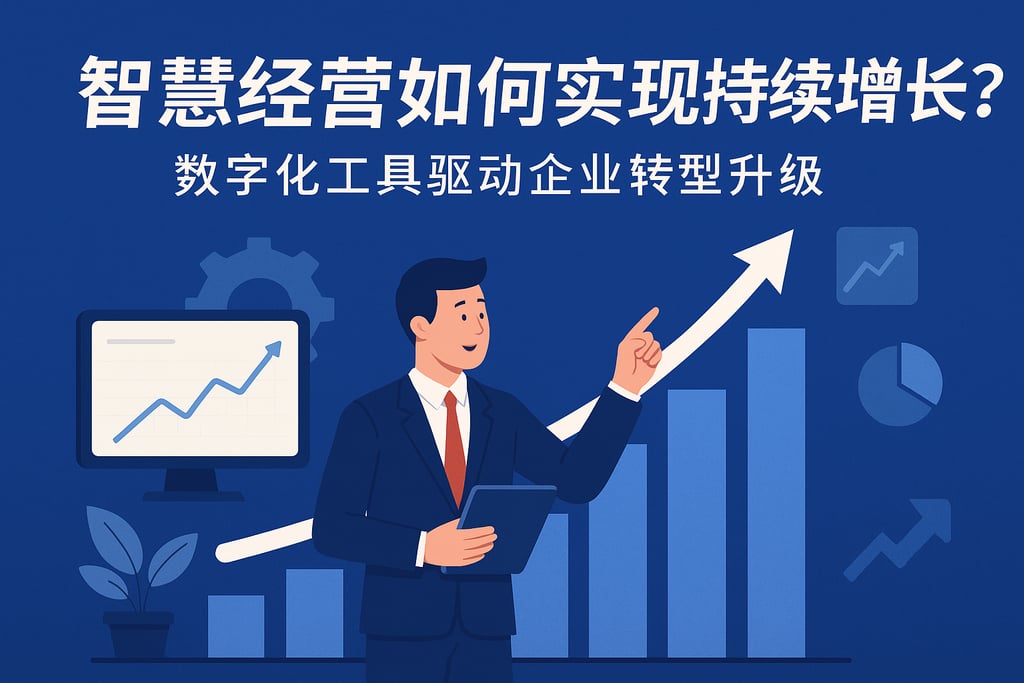 智慧经营如何实现持续增长？数字化工具驱动企业转型升级